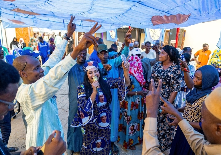 Franck Riester au Tchad pour la cérémonie d'investiture du général Deby