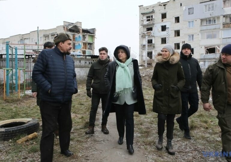 Joëlle Garriaud-Maylam en Ukraine