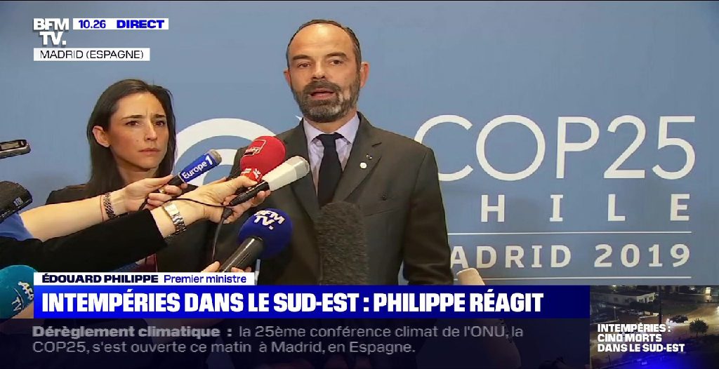 « Tous ceux qui ignorent ces signes – en disant qu&rsquo;il n&rsquo;y aurait pas de sujet, que le phénomène serait naturel, qu&rsquo;il n&rsquo;y aurait rien à faire parce que les plus puissants ou les plus émetteurs de gaz à effet de serre auraient décidé de ne pas bouger – je pense qu&rsquo;ils commettent une erreur profonde et qu&rsquo;ils ne rendent pas service ni à eux-mêmes ni à l&rsquo;humanité dans son ensemble »