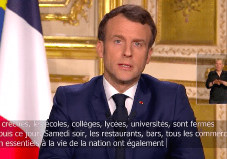 Allocution d'E. Macron : « Nous sommes en guerre » - Les Français de l'étranger ne sont pas oubliés