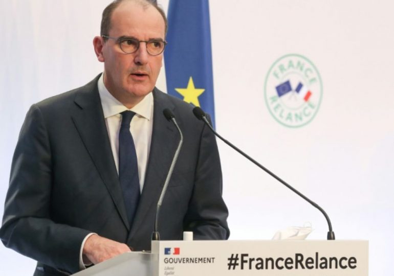 « La France a tenu, mais elle est affaiblie », a reconnu le premier ministre, avant d'appeler une nouvelle fois au respect des gestes barrière contre le coronavirus. - Jean Castex - Premier ministre lors de la présentation du plan France Relance