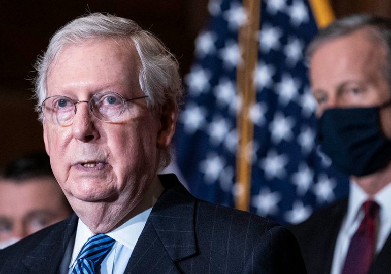 Etats-Unis : Donald Trump lâché par Mitch McConnell