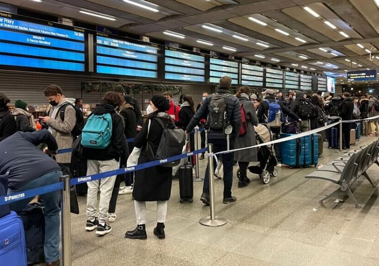 Vent de panique à St Pancras pour les retours en France