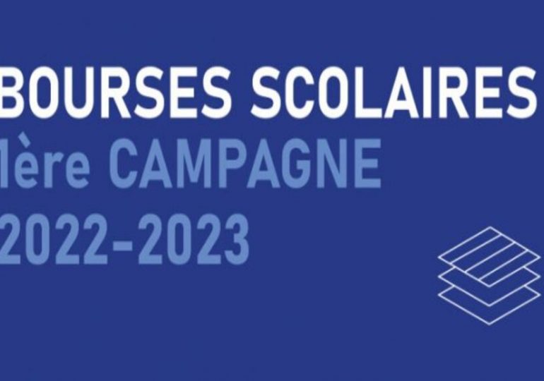 Ouverture de la campagne 2022/2023 des Bourses scolaires