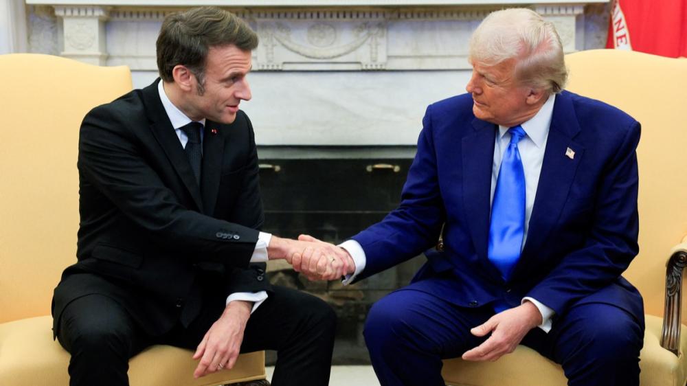 « Je suis ici en ami », a assuré le chef de l’État à son homologue américain Donald Trump lors du déjeuner à la Maison blanche ce lundi 24 février 2025.