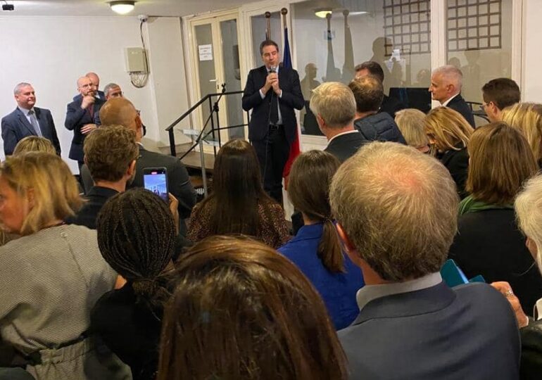 Olivier Becht à Barcelone au forum de l'Union pour la Méditerranée