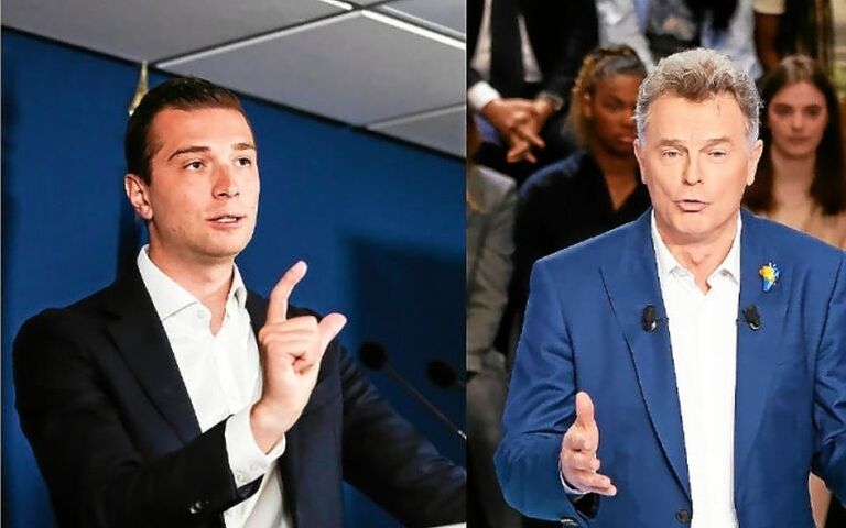 Interrogés à la sortie de la réunion sur l'Ukraine entre les chefs de parti et de l'Etat, Fabien Roussel et Jordan Bardella déclarent qu'Emmanuel Macron n'a posé "aucune limite" au soutien français à l'Ukraine. Les partis d'opposition et le chef de l'État n'ont pas trouvé de consensus sur les limites à poser.