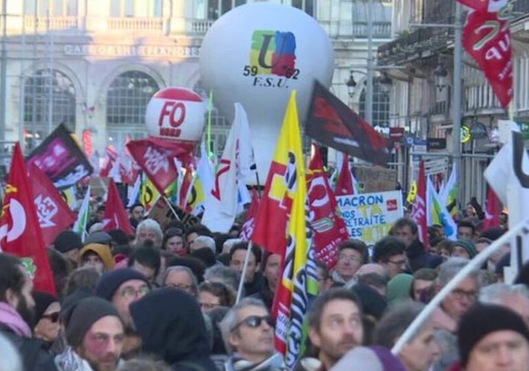 Manifestations en France contre la réforme des retraites