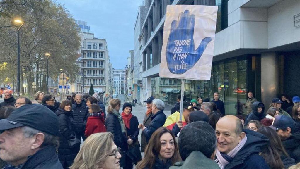 Marche contre l’antisémitisme : les Français de l’étranger mobilisés à Bruxelles