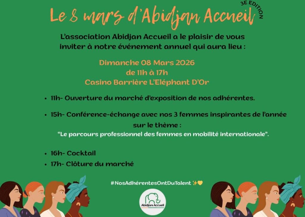 Le 8 mars d'Abidjan Accueil sur le parcours professionnel des femmes en mobilité internationale