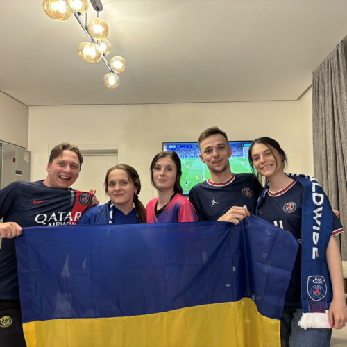 A Kiev_ les fans du PSG ont soutenu leur équipe
