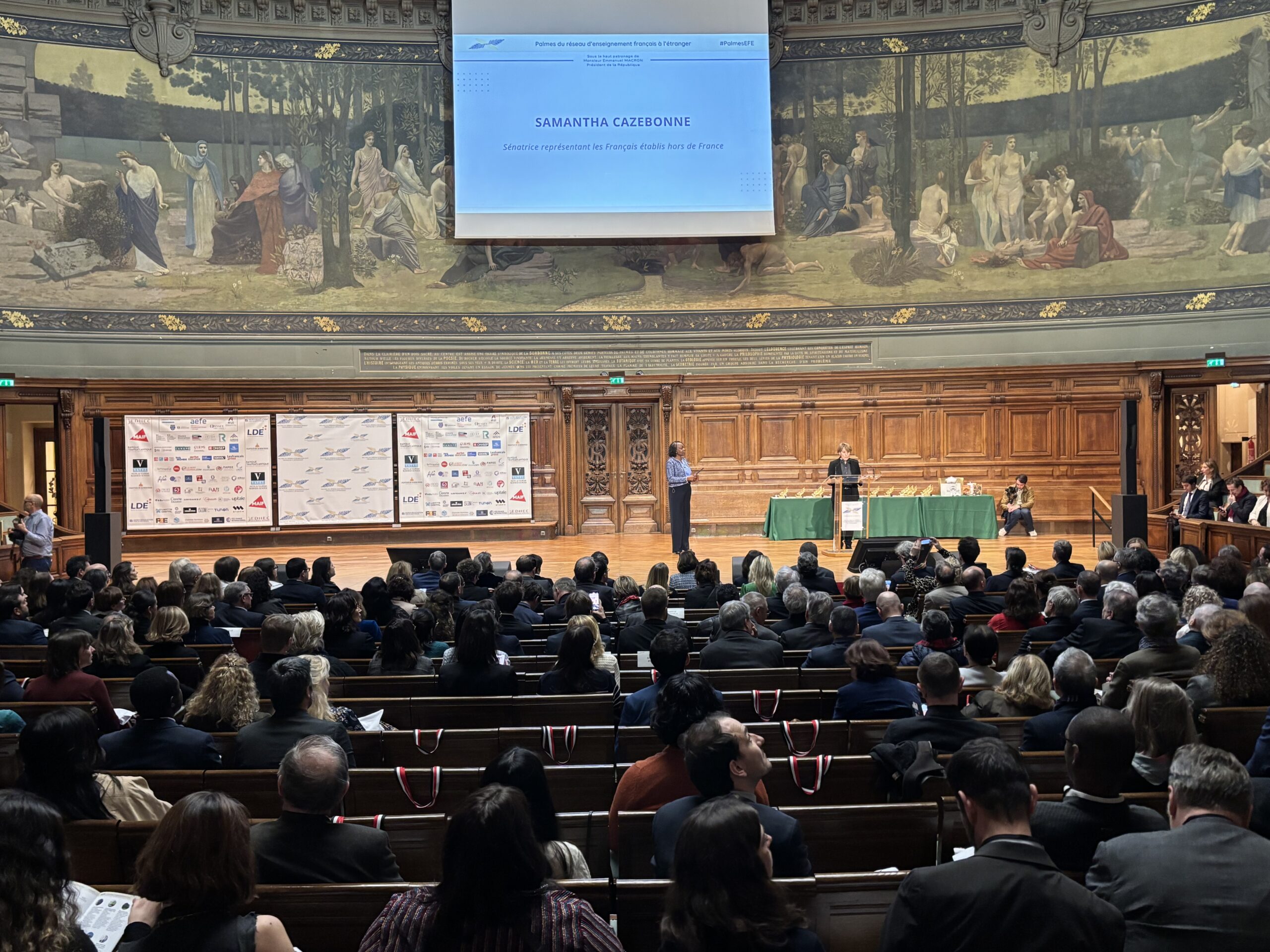Cérémonie des palmes EFE à la Sorbonne