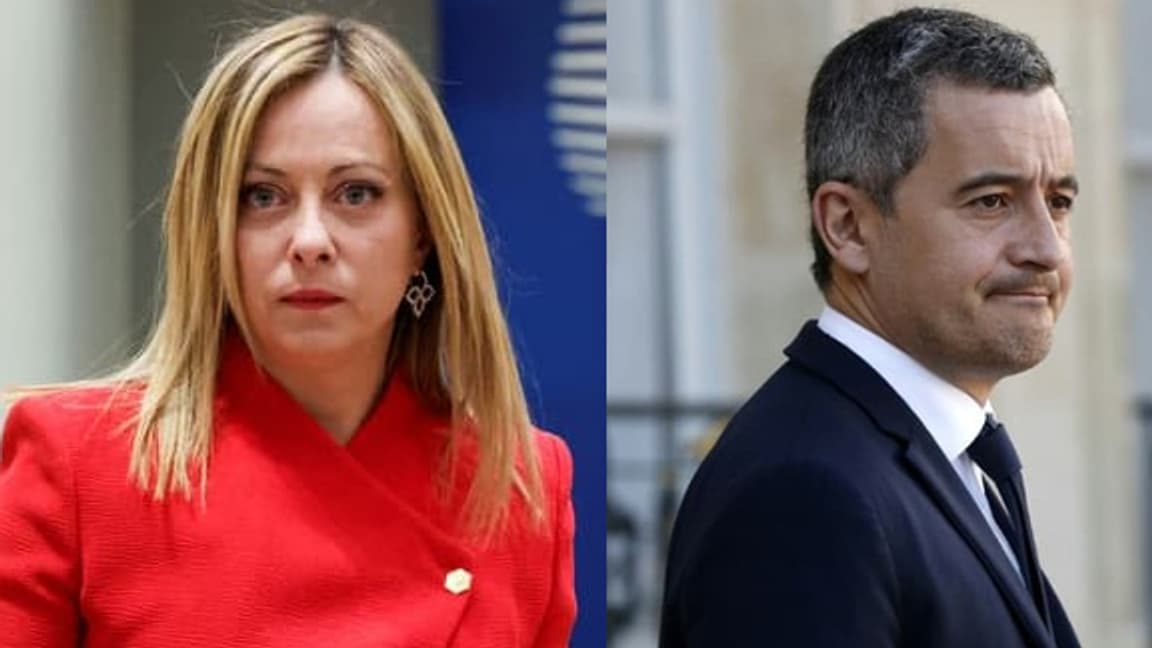 « De qui se moque Jordan Bardella? Il y a un afflux de migrants à Menton parce que Madame Meloni, gouvernement d’extrême droite choisi par les amis de Mme (Marine) Le Pen, est incapable de régler les problèmes migratoires sur lesquels elle a été élue » – Déclaration de Gérald Darmanin, ministre de l’Intérieur, ayant provoqué une crise diplomatique avec l’Italie.
