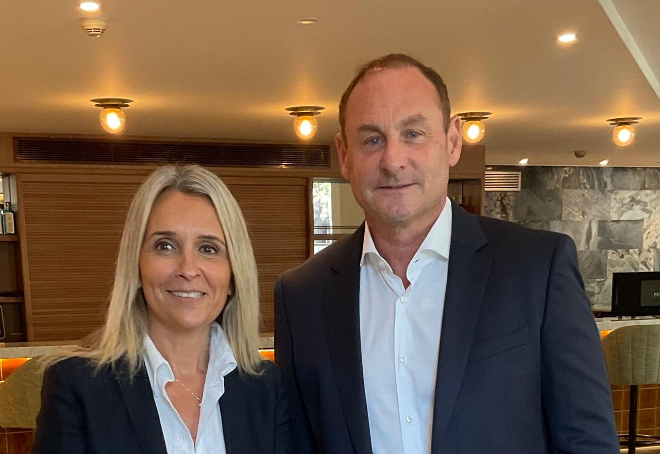 Johana Maurel candidate du RN et son suppléant Grégoire Lepoutre
