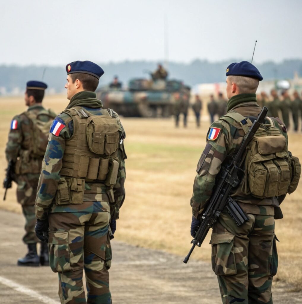 Militaires français en manoeuvre