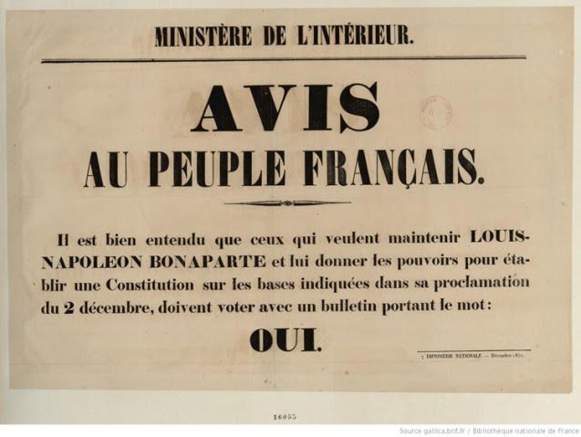 Plébiscite sous Louis Napoleon Bonaparte