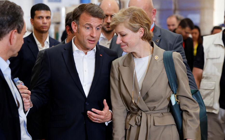Anne-Claire Legendre, diplomate proche conseillère de Macron, proposée pour remplacer Jack Lang. ©Ludovic MARIN / POOL / AFP
