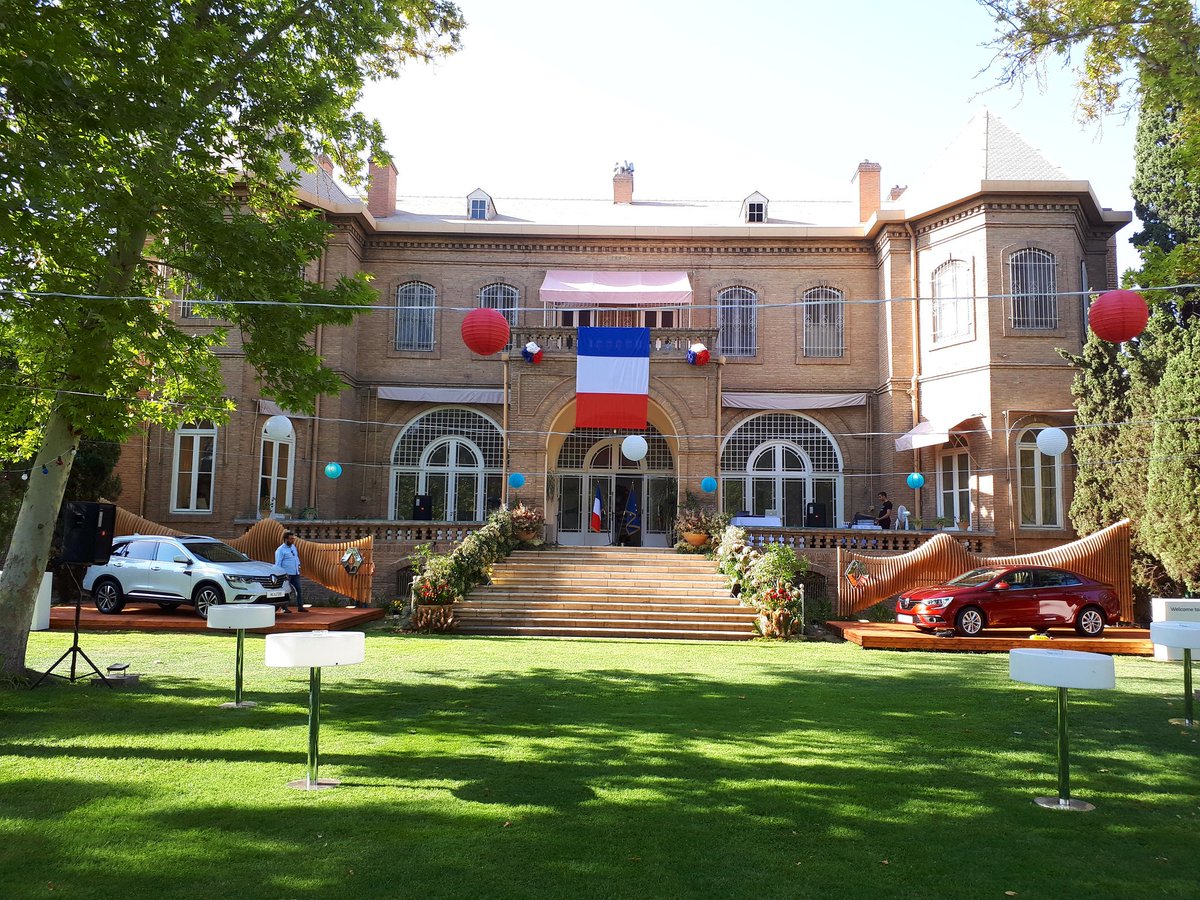Ambassade de France à Teheran le 14 juillet 2023