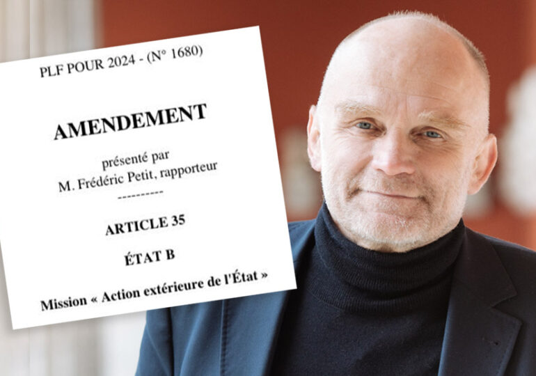 Frédéric Petit défend « la diplomatie de la société civile »