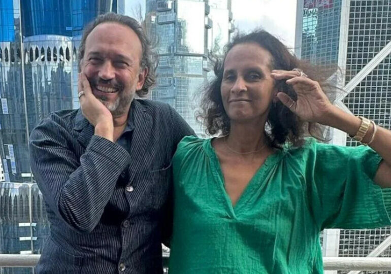 Rencontre avec Vincent Perez et Karine Silla à Hong-Kong 