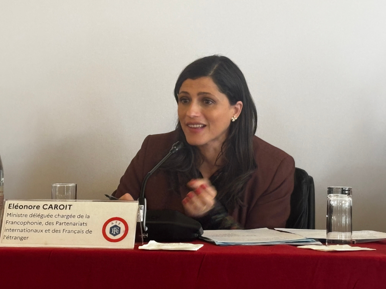 Éléonore Caroit, Ministre déléguée chargée de la Francophonie, des Partenariats internationaux et des Français de l’étranger
