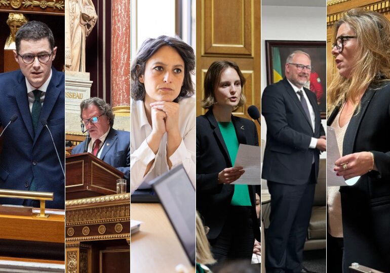 Vincent Caure, Jean-Luc Ruelle, Mélanie Vogel, Mathilde Ollivier, Ronan Le Gleut et Olivia Richard