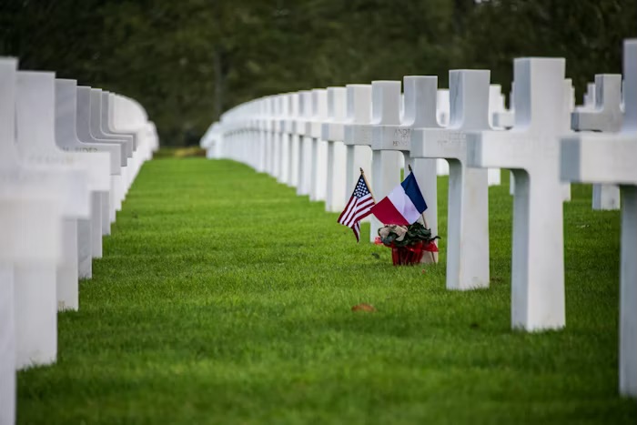 Cimetière américain en Normandie
