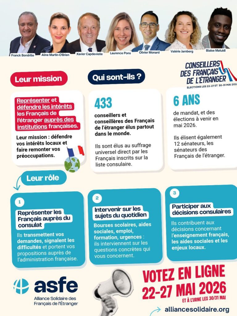 ASFE Alliance solidaire des Français de l'Etranger