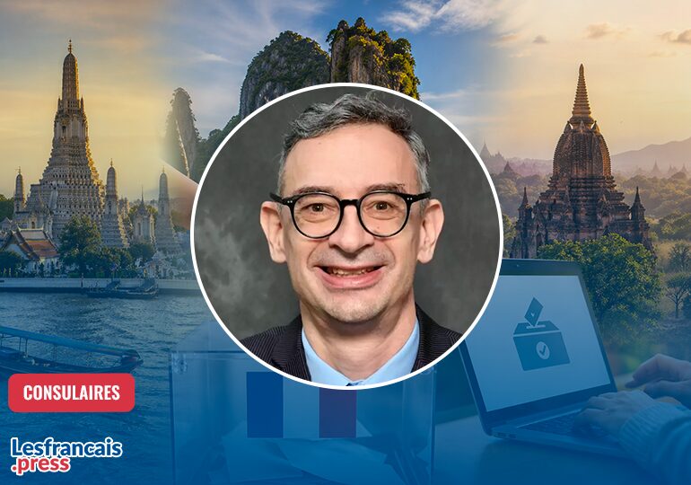 Élections consulaires 2026 Thaïlande Birmanie : Thibaud Sarrazin-Boespflug, tête de liste ASFE, met en avant son expérience de terrain.