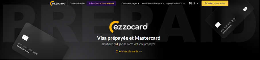 Ezzocards pour les paiements ponctuels anonymes