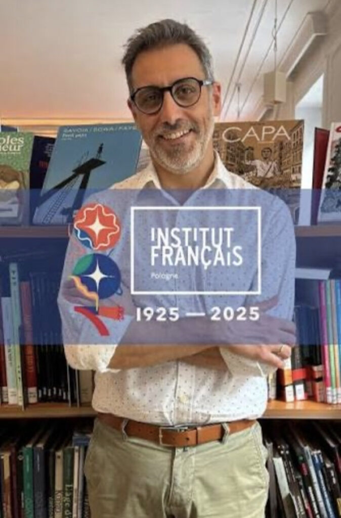 Frédéric Constant, directeur de la médiathèque de l’institut français de Pologne