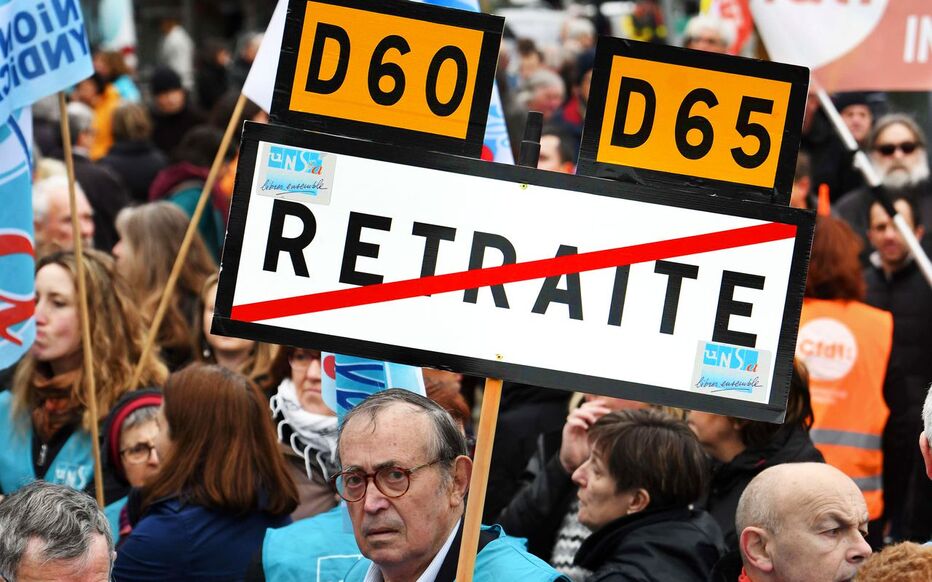 Grève en 2019 contre une des reformes de la retraite