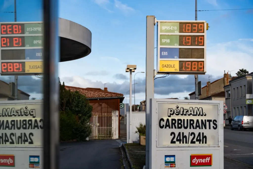 Tarif pompe à essence