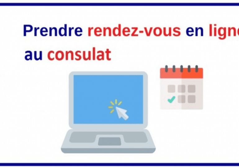 Un site pour prendre rendez-vous au Consulat !