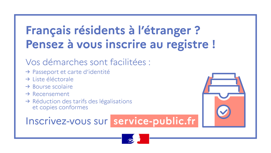 Inscrivez-vous au registre