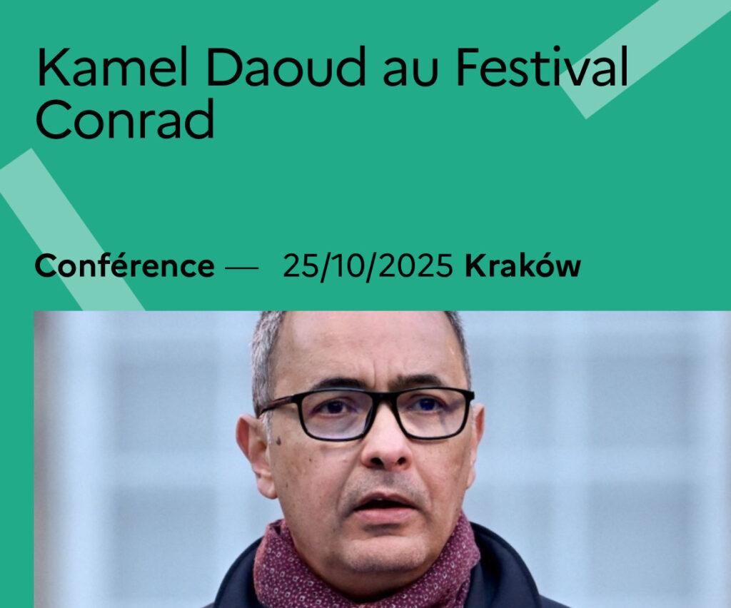 Kamel Daoud au Festival Conrad