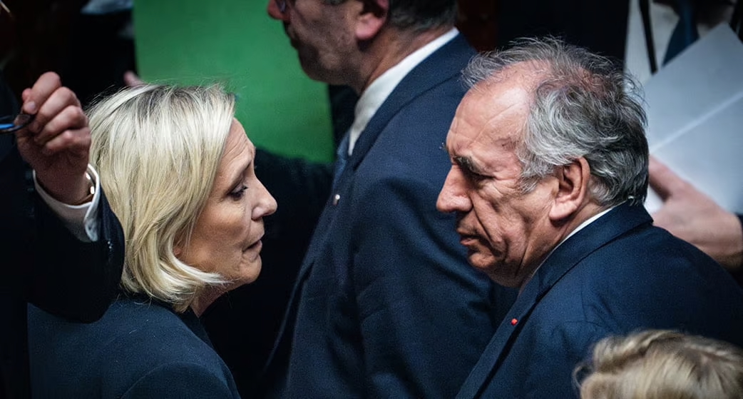 Marine Le Pen et François Bayrou ©AFP