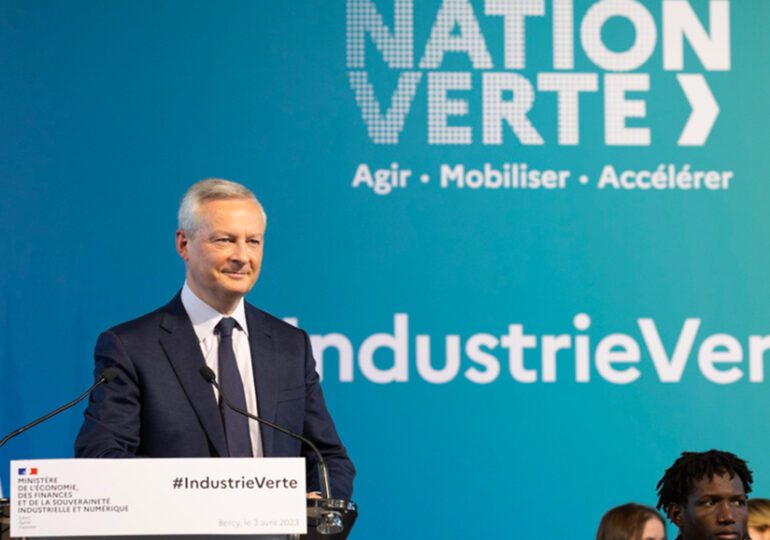 Bruno Le Maire : la France deviendra « la première économie verte à horizon 2040 en Europe »