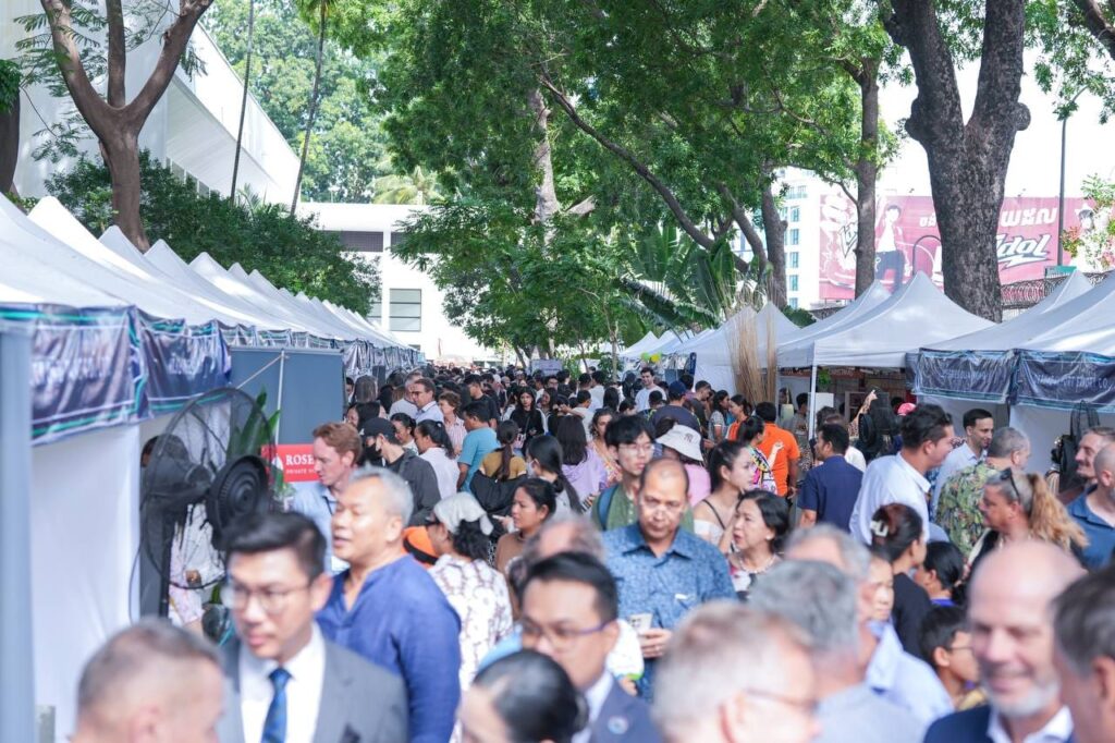 Marché Français à Phnom Penh organisé par la CCI France Cambodge