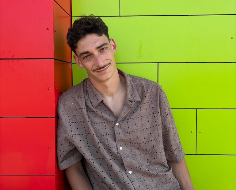 Maxime Soulas, joueur français qui évolue au Danemark, invité du FC Expat
