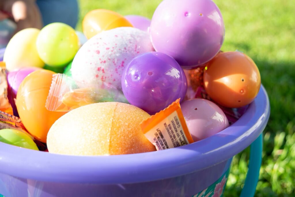 Les fameux oeufs en plastiques américains
