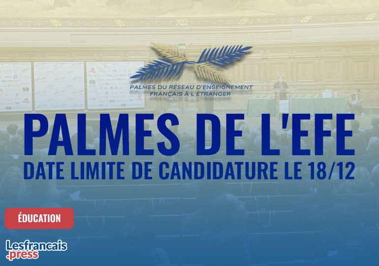 Palmes de l’EFE : dernière ligne droite pour candidater