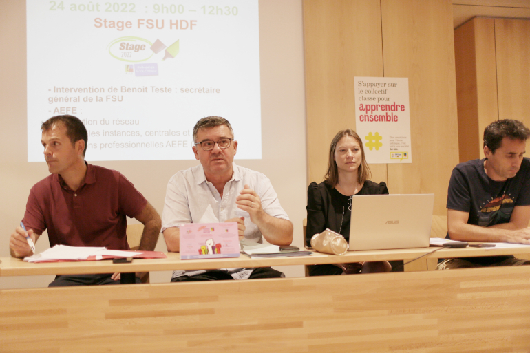 Patrick Soldat secrétaire national Hors de France SNES-FSU