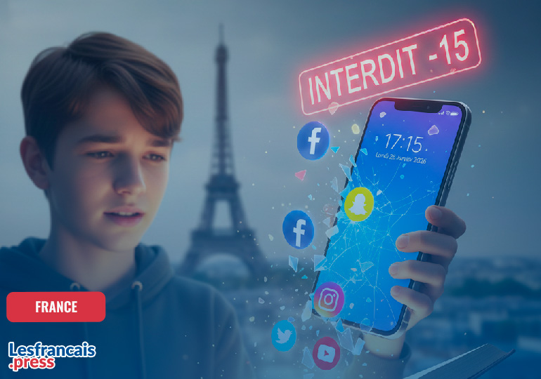 Plus de réseaux sociaux pour les jeunes en France avant 15 ans !