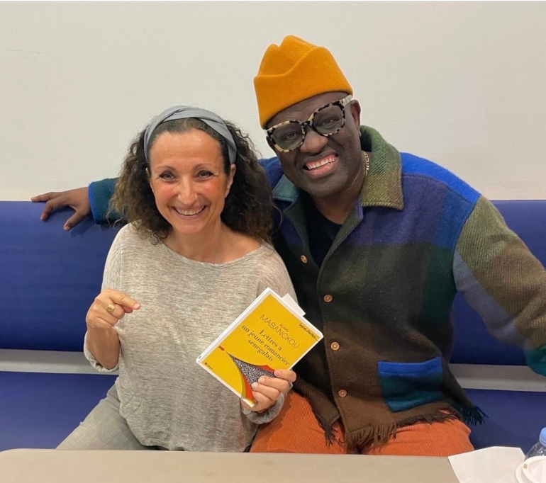 Sandrine Mehrez Kukurudz et Alain Mabanckou