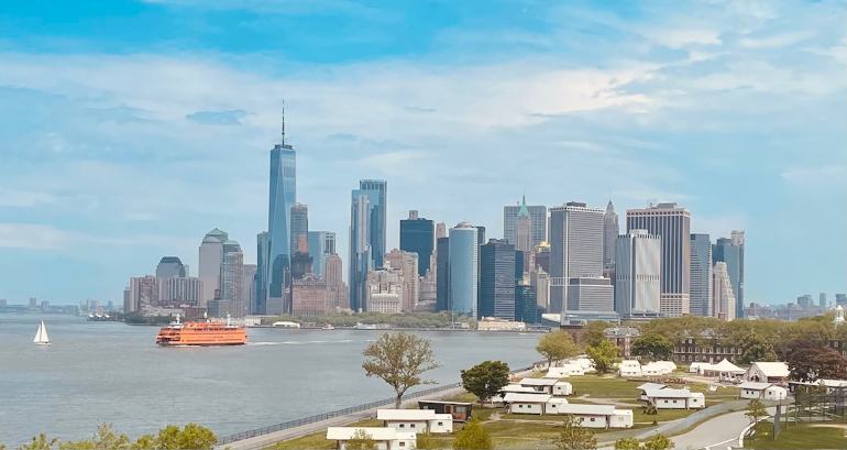 Sud de Manhattan depuis Governor Island