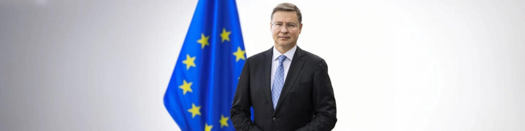 Valdis Dombrovskis, Commissaire européen à l'économie, à la productivité et à la simplification