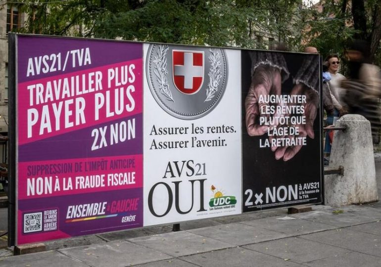 En Suisse, la retraite pour tous à 65 ans