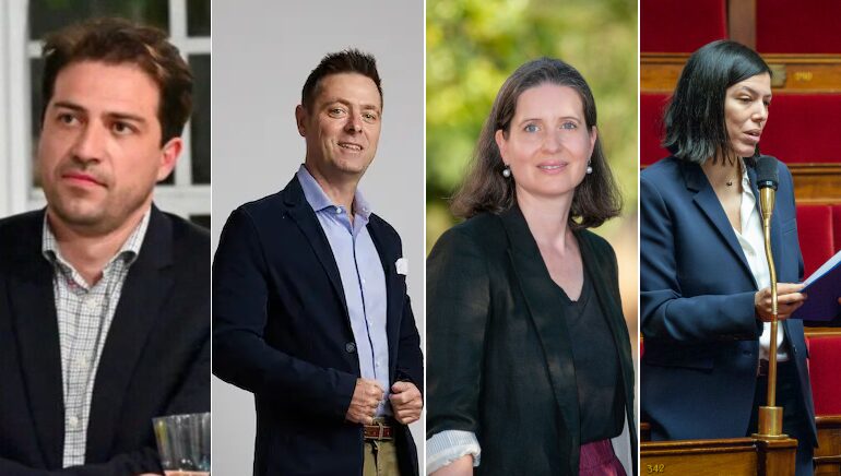 Christopher Weissberg, Benoît Larrouquis, Nathalie Coggi et Marie Ange Rousselot