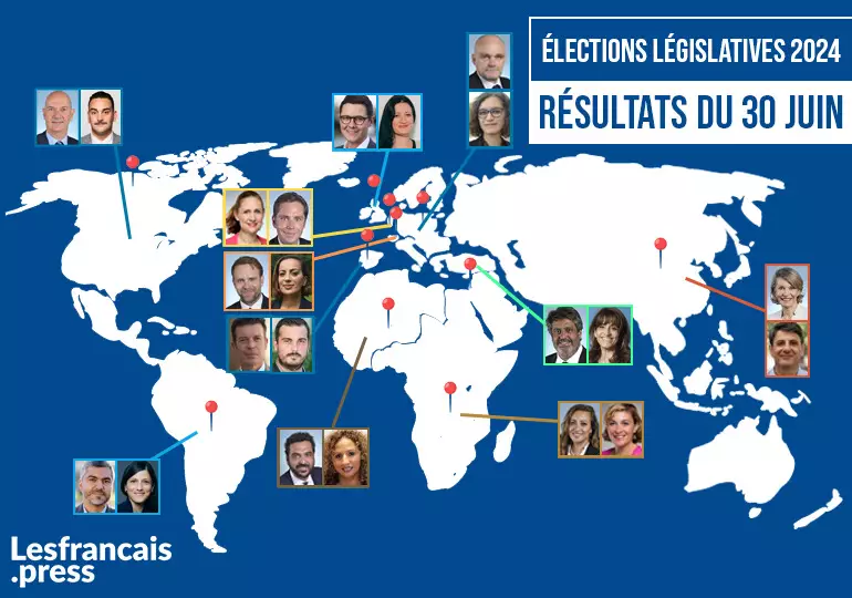 Les 22 candidats pour les 11 circonscriptions des Français de l'étranger